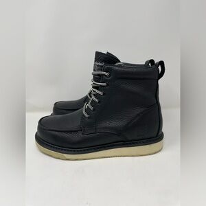 New Timberland Pro 247 Leather Black Men Boots Size 10